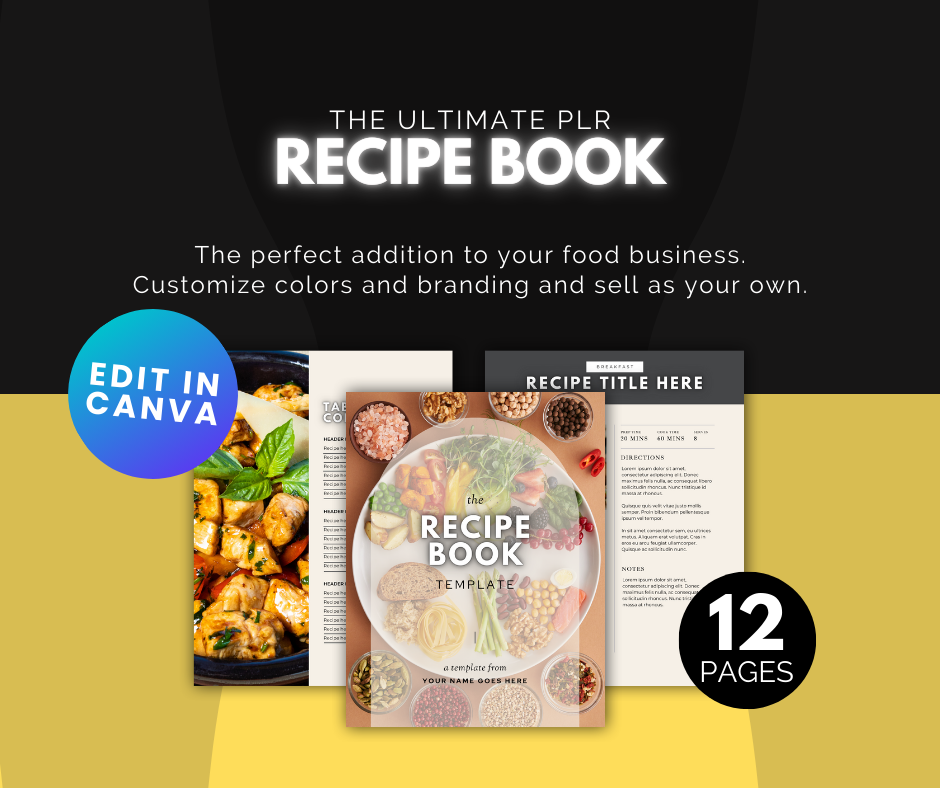 PLR Recipe Book