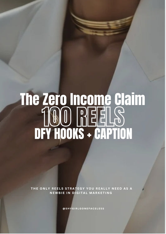 100 Zero Income Claims Social Media Posts